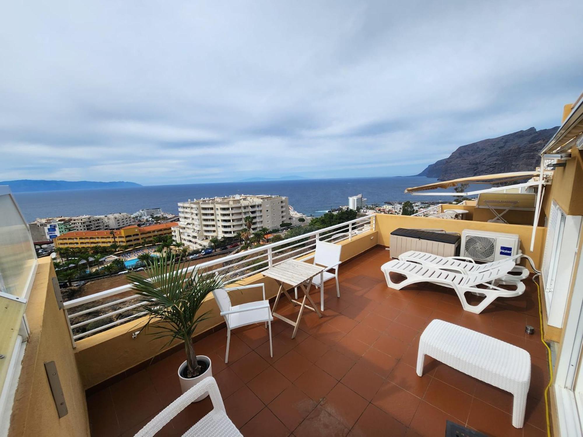 プエルト・デ・サンティアゴLos Gigantes,Huge Terrace,Sea View,Air Conditioningアパートメント エクステリア 写真