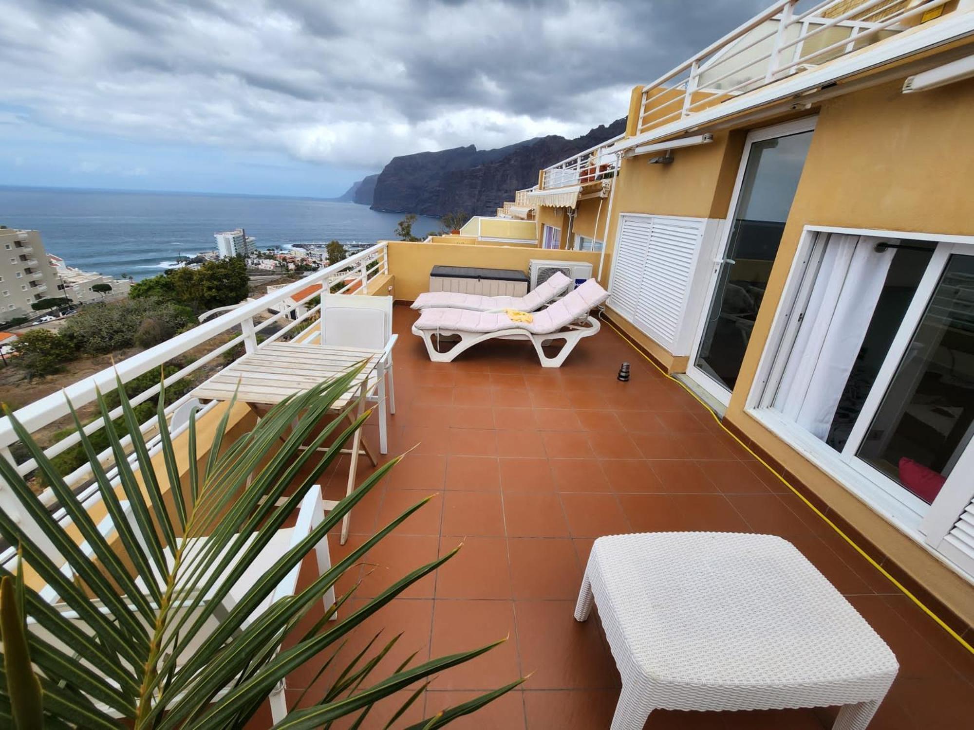 プエルト・デ・サンティアゴLos Gigantes,Huge Terrace,Sea View,Air Conditioningアパートメント エクステリア 写真